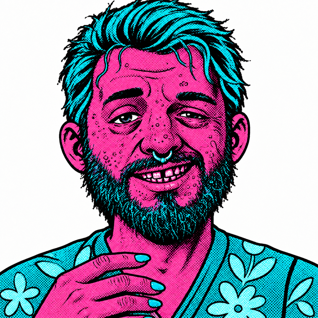 Himberly - Chirpnout's co-conspirator in pop art style