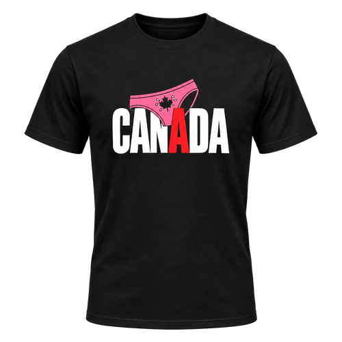 Canada Black Tee Mockup