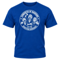 DemCongress Blue Tee White Ink