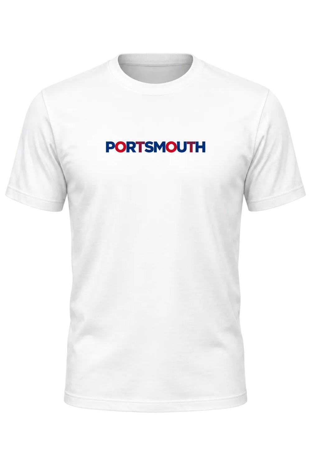 White Portsmouth FC T-Shirt mockup