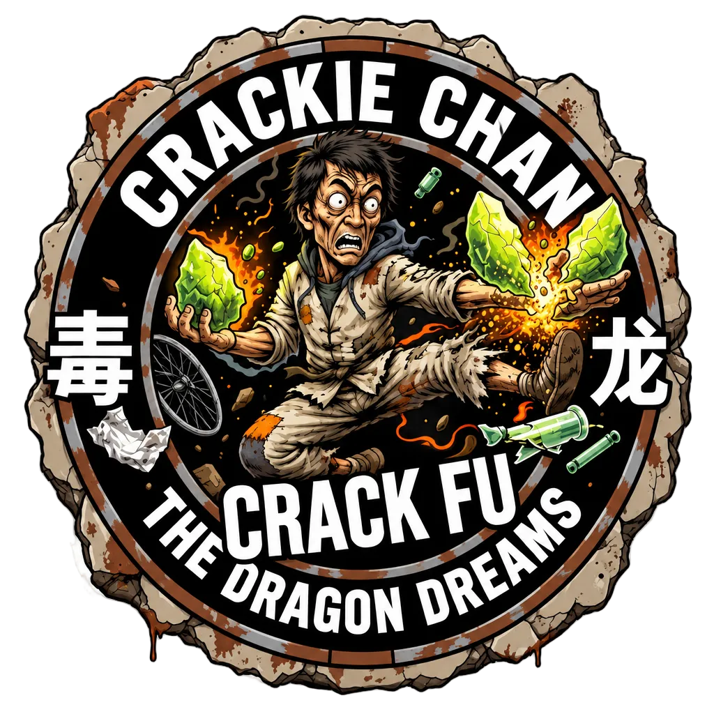Crackie Chan Sticker Mockup