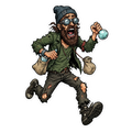 Meth Man sticker mockup