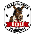 40 Acres and a Democrat IOU sticker mockup